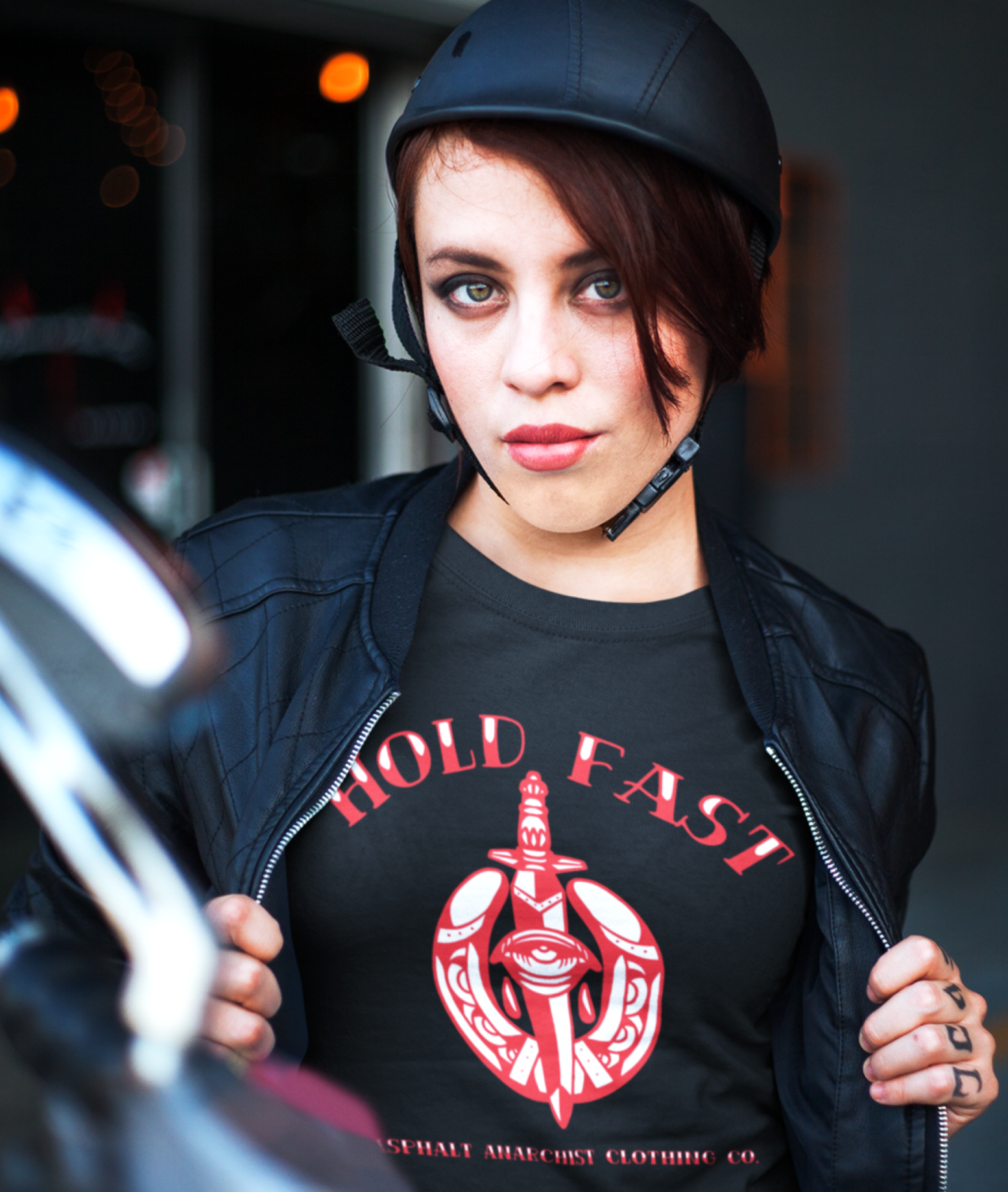 
                  
                    HOLD FAST Soft Tee BLK from Asphalt Anarchist Clothing Co. OLD SKOOL HOT ROD CLOTHING & PRODUCTS
                  
                